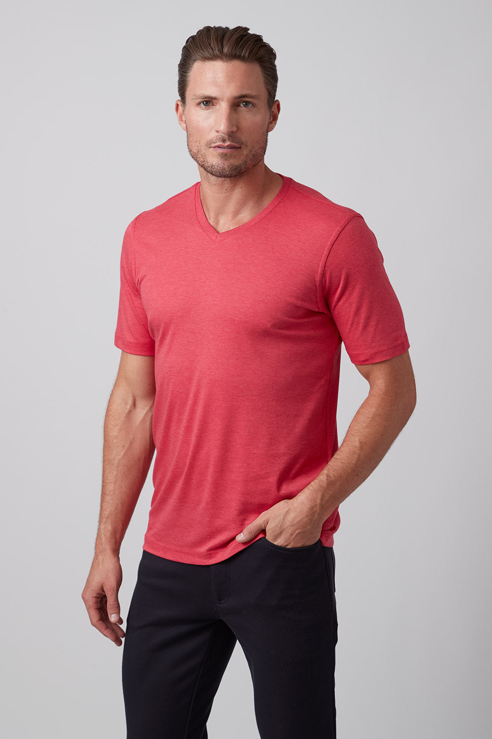 V-Neck Cotton T-shirt