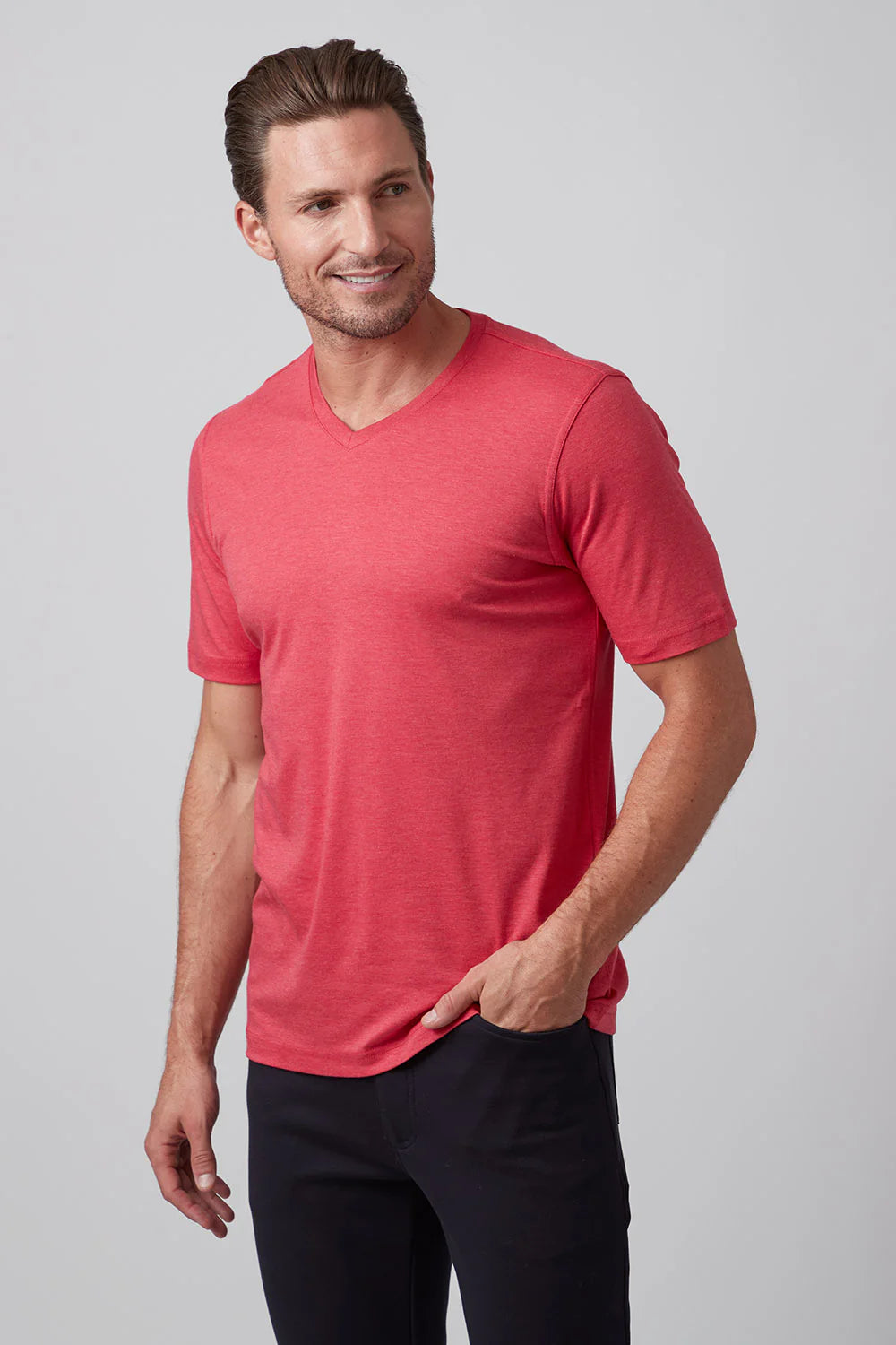 V-Neck Cotton T-shirt