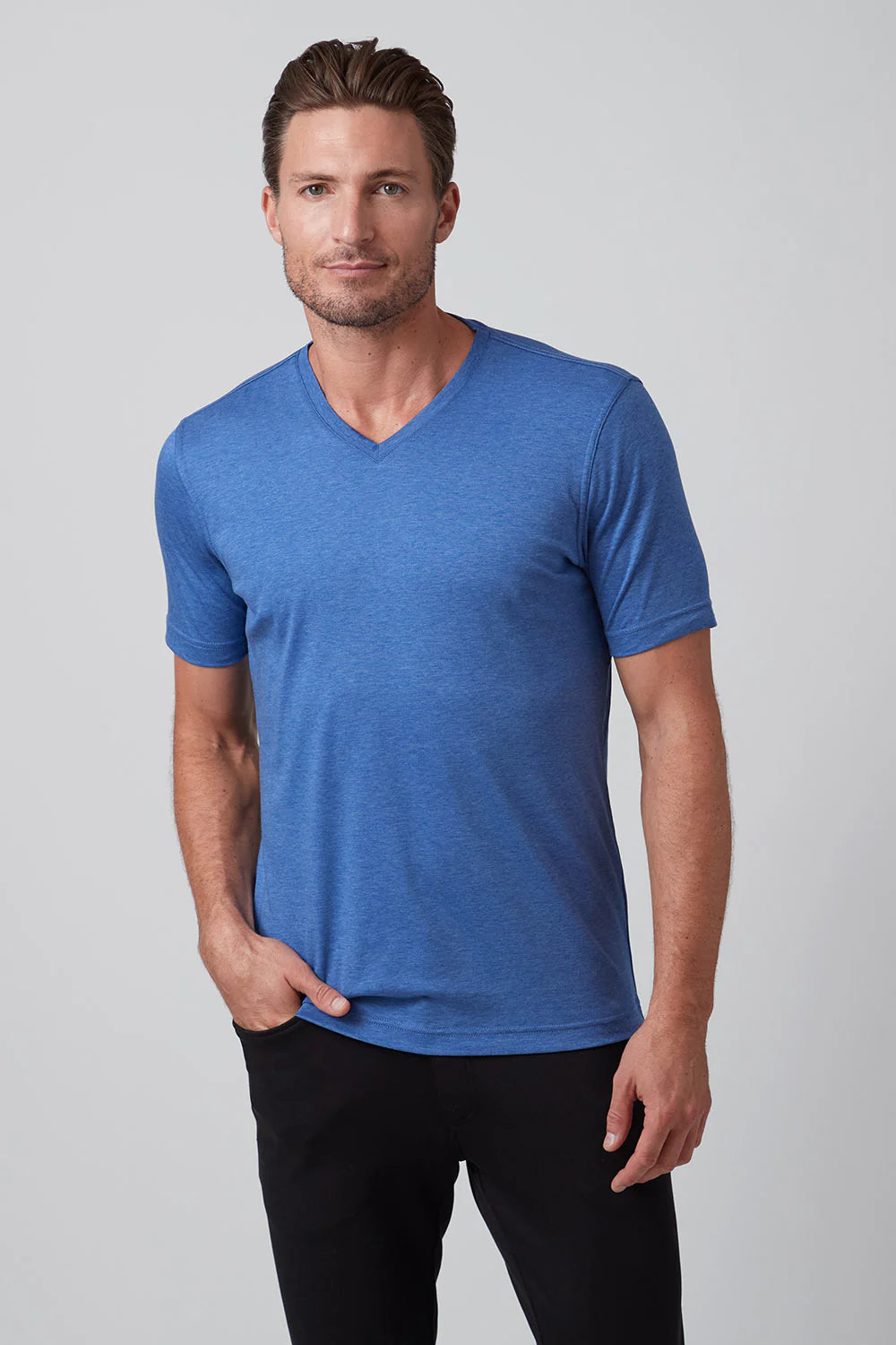 V-Neck Cotton T-shirt