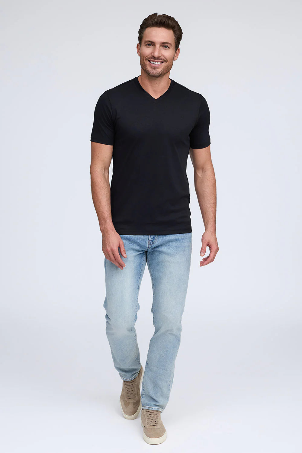 V-Neck Cotton T-shirt