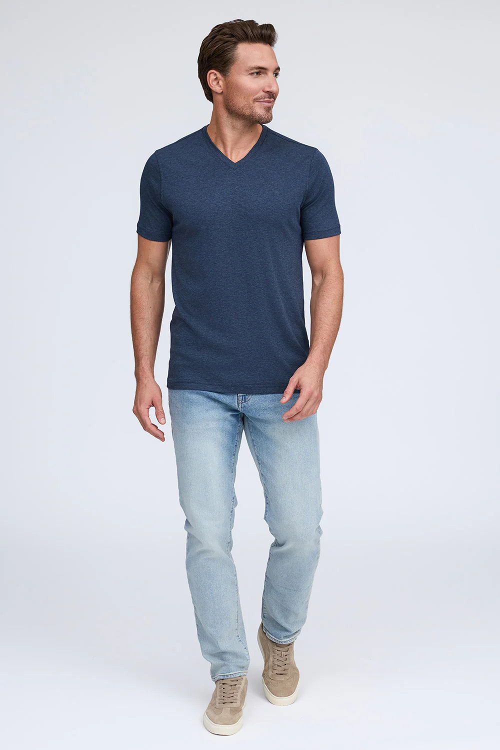 V-Neck Cotton T-shirt