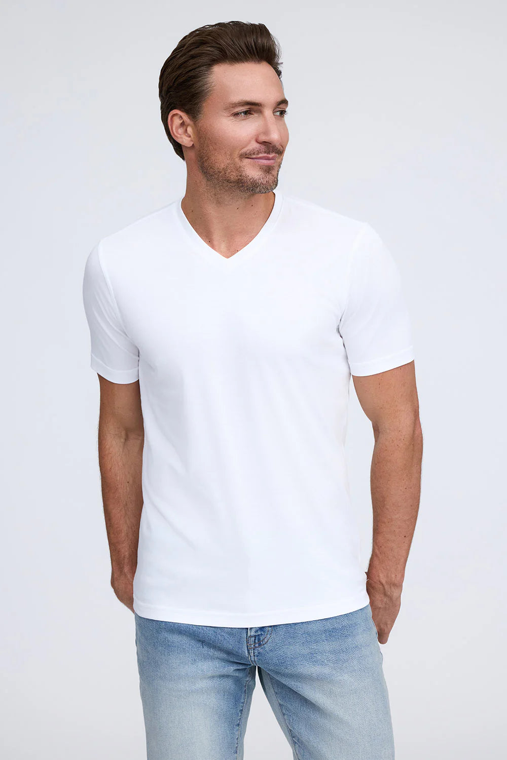 V-Neck Cotton T-shirt