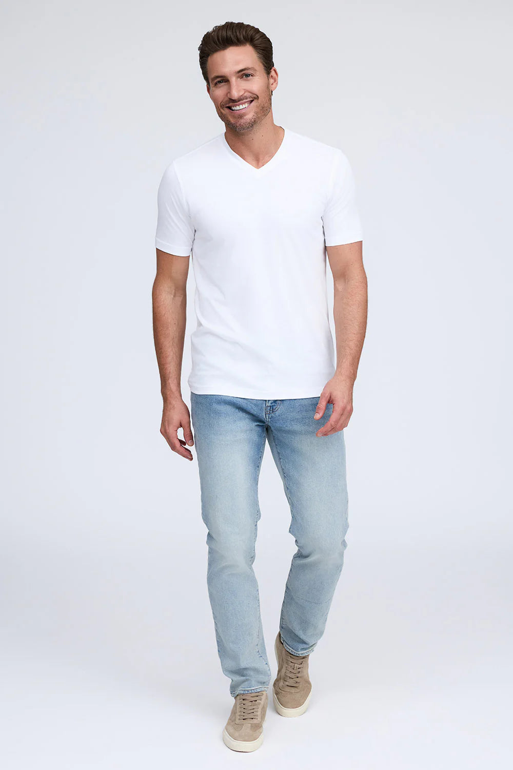V-Neck Cotton T-shirt