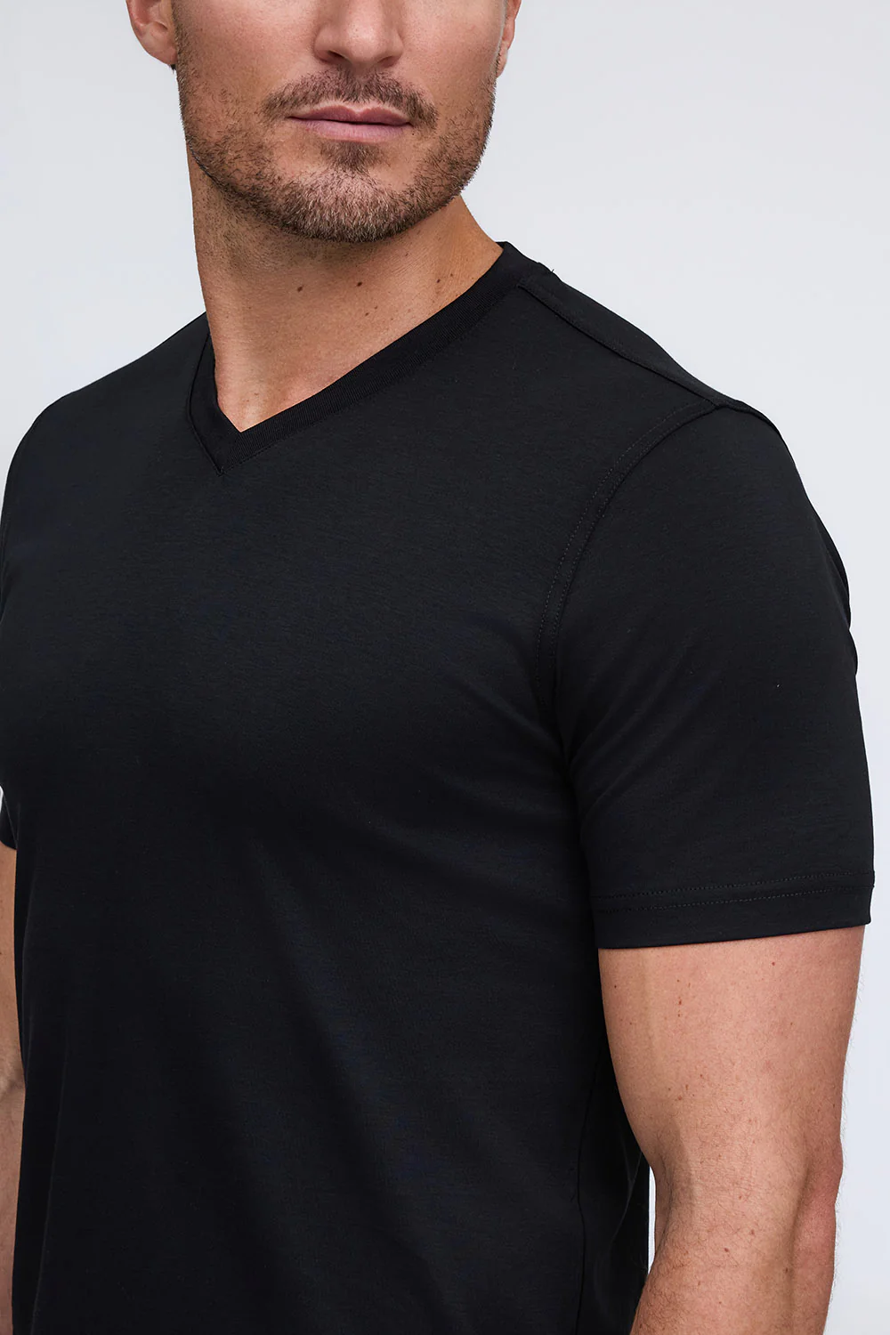 V-Neck Cotton T-shirt