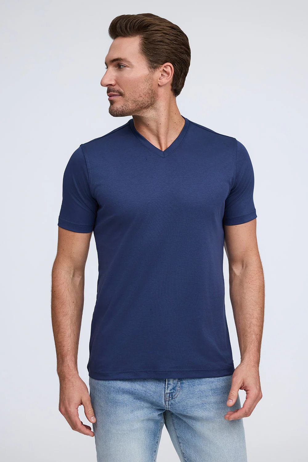 V-Neck Cotton T-shirt