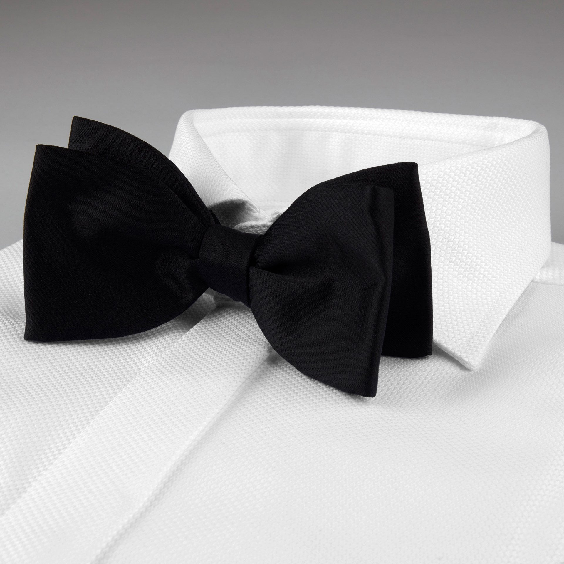 Stenstroms White Oxford French Front Tuxedo Dress Shirt