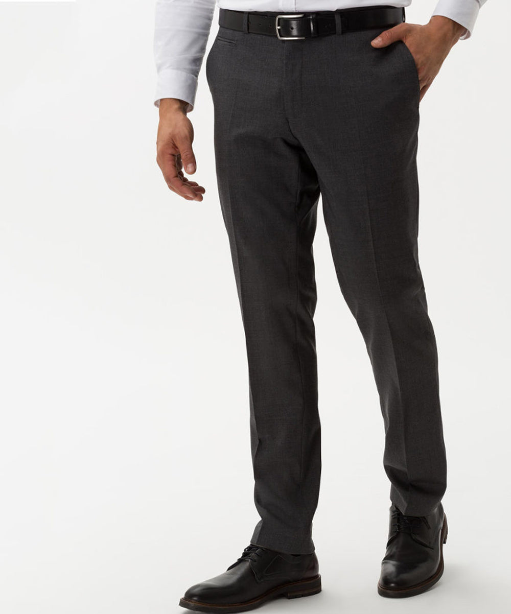 Manager Wool Blend Flat Front Trouser